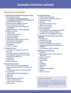 ASCeXAM® Content Outline