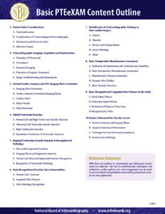 Basic PTEeXAM® Content Outline