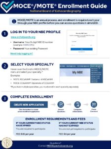 MOCE/MOTE Enrollment Instructions